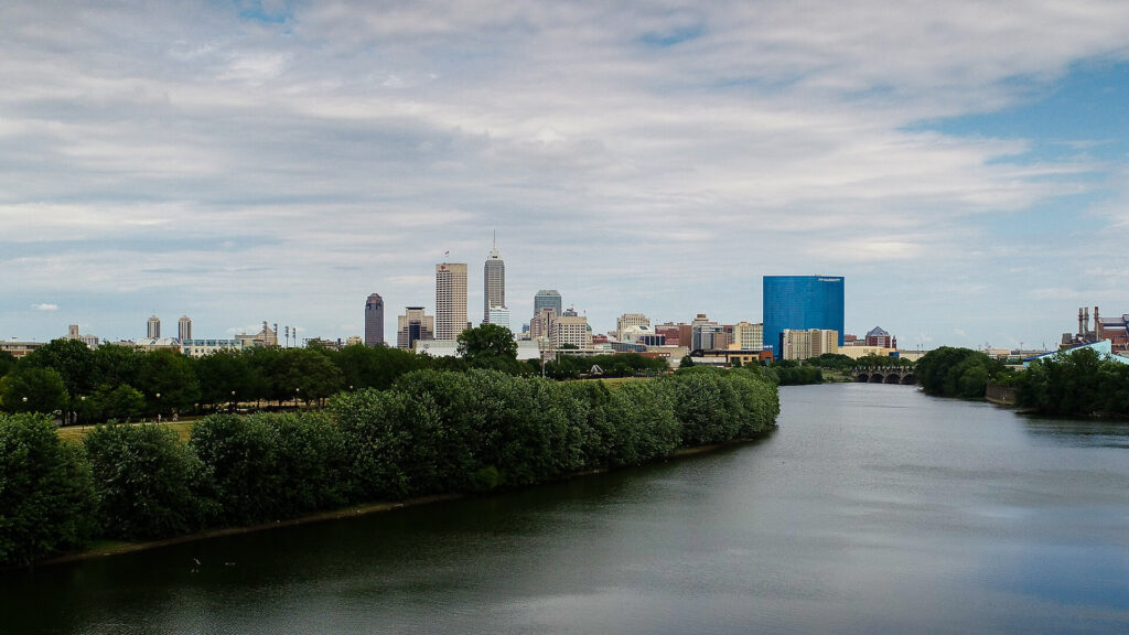 A city along with a river