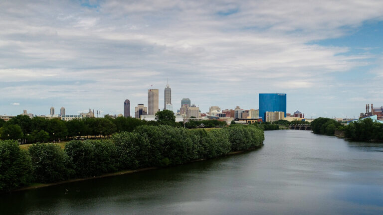 A city along with a river